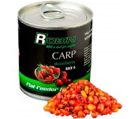 Зерновая смесь Robin MIX-6 200 мл (ж/б) Карп (Клубника)