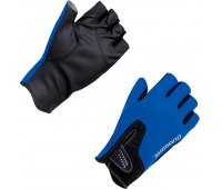 Перчатки Shimano Pearl Fit 5 Gloves (пальцы открыты) цв.синий