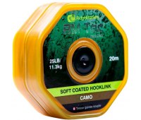 Поводковый материал RidgeMonkey RM-Tec Soft Coated Hooklink 35 lb (20 м) Camo