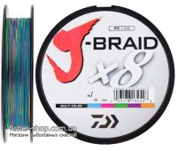 0.10 Шнур Daiwa J-Braid X8 (150 м) Multi Color (6 кг)
