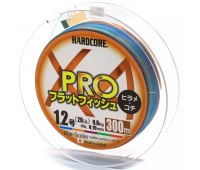 0.19 мм Шнур Duel Hardcore X4 Pro мультиколор (300 м) 9.9 кг (#1.2)
