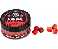 Бойлы Brain Double Balance Cranberry & Squid (клюква+кальмар) 10+8х12 мм (34 гр)