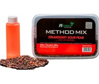 Прикормка Метод Микс Robin High Attractive Strawberry-Sour Pear (400 гр) Клубника-Кислая груша (с ликвидом)