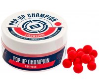 Бойлы Brain Champion Pop-Up Strawberry (клубника) 8 мм (34 гр)