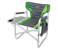 Кресло складное алюминиевое Norfin Risor NF (с откидным столиком) зеленое