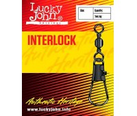 Вертлюжок-застежка Lucky John INTERLOCK 5001LJ