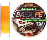 ∅0.16 мм Шнур Select Basic PE 150 м (оранжевый) 8.3 кг