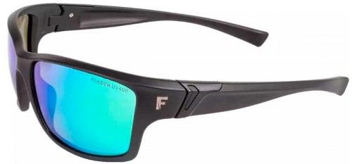 Очки Fladen Polarized Sunglasses Floating Matt Black Green Revo Lens (23-0808G) фото