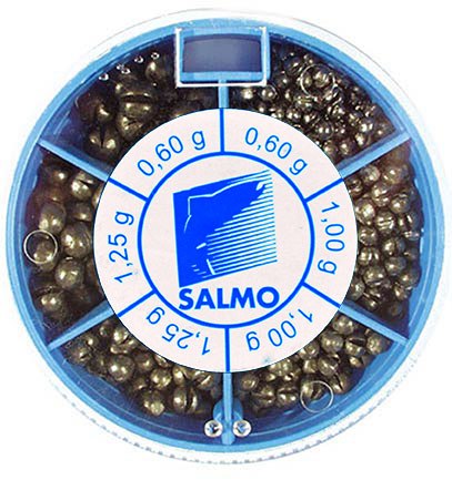 Грузила дробинка набор Salmo (0.6 - 1.25) 50гр фото