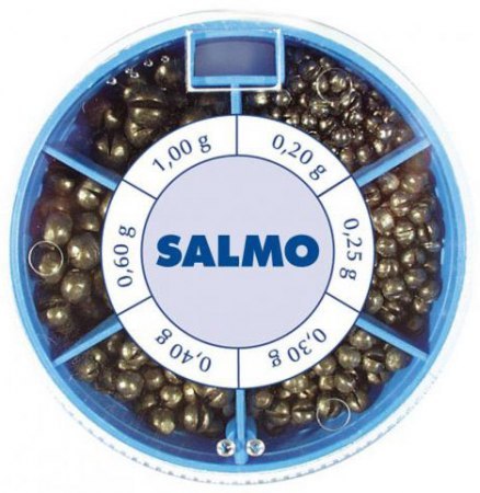 Грузила дробинка набор Salmo (0.2 - 1.00) 50гр