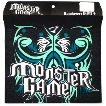 Бафф Jigging Master Monster Game Multi-functional Headwear Black/Green фото