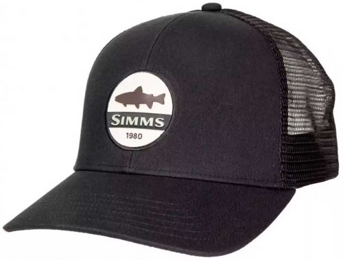 Кепка Simms Trout Patch Trucker Black фото