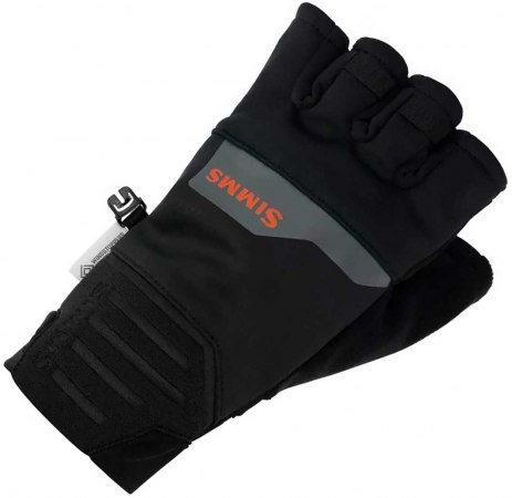Перчатки Simms Windstopper Half Finger Glove Black фото