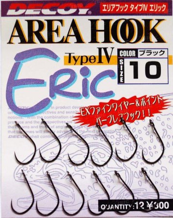 Крючок Decoy Area Hook IV Eric 4 12шт 15620192 фото 1