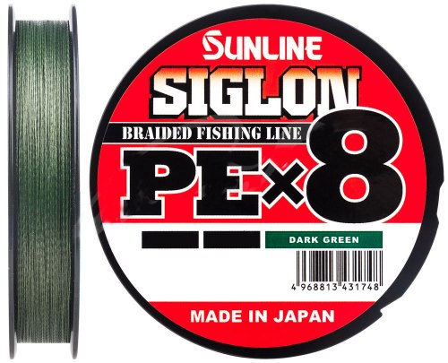 0.171 мм Sunline Siglon PE х8 темно-зеленый (16581042) фото