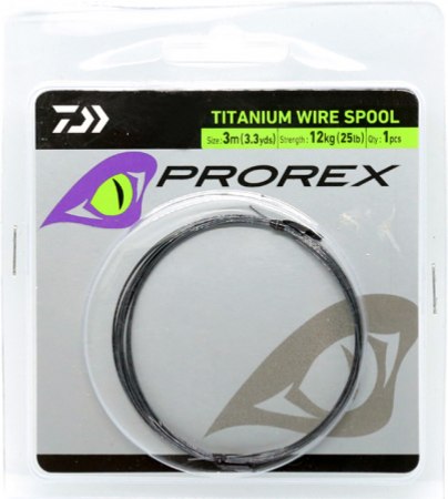 25 Lb Daiwa Prorex Titanium Wire Spool (17925-912) фото