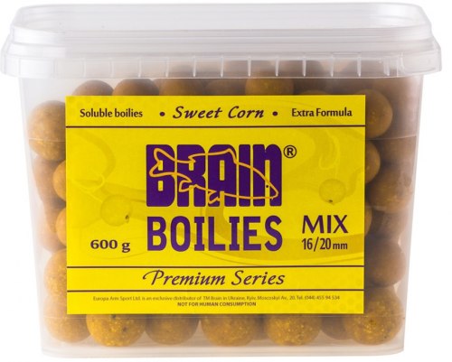 Бойлы Brain Sweet Corn (Кукуруза) Soluble 600 gr фото 1