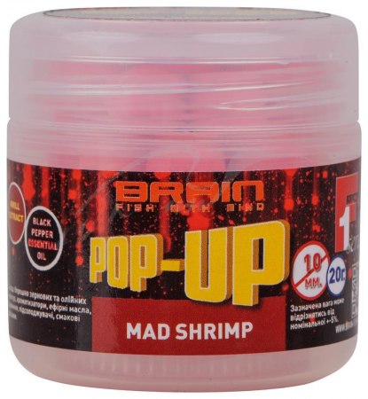 Brain Pop-Up F1 Mad Shrimp (креветка/специи) 18580260 фото