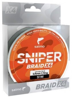 0.148 шнур Salmo Sniper BRAID Army Green (4928-014) фото