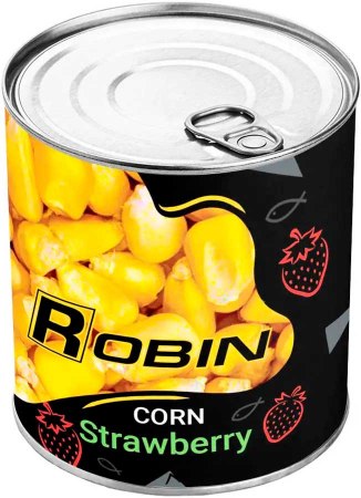Кукуруза Robin 200 мл (ж/б) Клубника фото