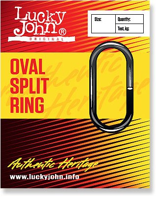 Lucky John Oval Split Ring (5068010) фото
