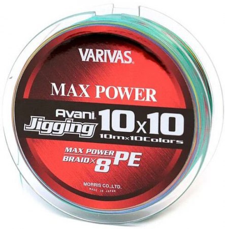 Шнур Varivas New Avani Jigging 10*10 MAX Power PE X8 (РБ-634310) фото