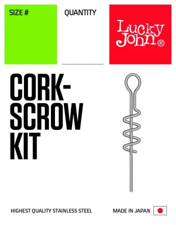 Штопор для силикона Lucky John Cork-Scrow Kit фото