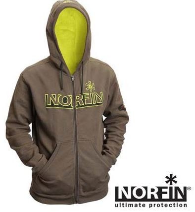 Куртка флисовая с капюшоном Norfin green