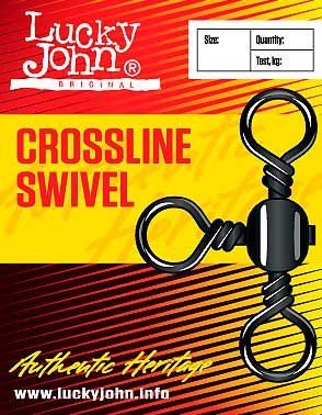 Вертлюжок трехсторонний Lucky John CROSLINE SWIVEL 5008LJ фото 1