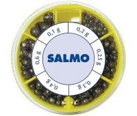 Грузила дробинка набор Salmo (0.1 - 0.6) 70 гр