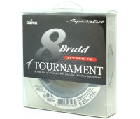 0.20 Шнур Daiwa Tournament 8x Braid (135 м) 18.8 кг (40 Lb) цвет Green