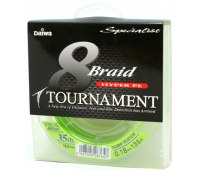 0.26 Шнур Daiwa Tournament 8x Braid (135 м) 24 кг (50 Lb) цвет Chartreuse