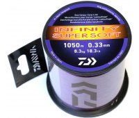 Леска моно 0.33 Daiwa Infinity Super Soft 8.3 кг (1050 м)