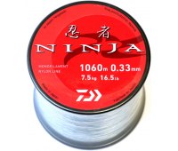 Леска моно 0.33 Daiwa Ninja X Line Green 7.5 кг (1060 м)