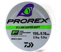 Флюорокарбон 0.18 мм Daiwa Prorex FC Line Super Soft 2.5 кг (150 м)