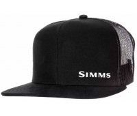 Кепка Simms CX Flat Brim Cap Black (цвет черный) сетка