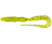 Keitech Mad Wag Mini 3.5" PAL#01 Chartreuse Red Flake (10 шт)