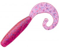 Съедобный силикон Reins Fat G-Tail Grub 3" цв. 443 Pink Sardine (12 шт)
