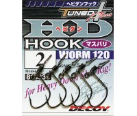 Крючок Decoy Worm 120 HD Hook masubari (5 шт)