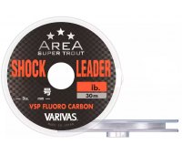 0.128 мм флюорокарбон Varivas Super Trout Area Shock Leader VSP Fluoro (30 м) 1.35 кг (3lb) цв. прозрачный