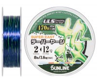 0,235мм>0,57мм леска Sunline конусная Tapered Line 3 Colors (170m)