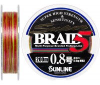 0.148/#0.8 Шнур Sunline Super Braid 5 (200m) 5.1 кг (11Lb)