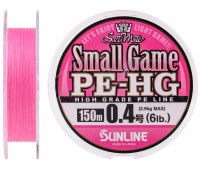 0.104 Шнур Sunline Small Game PE-HG розовый (150m) 2.9кг (6Lb)