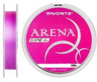 ∅0.09 (#0.3) Шнур Favorite Arena PE 4x (100м) 3кг пурпур