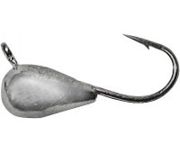 Мормышка вольфрамовая Shark Капля, с ушком (∅2мм 0.15гр) серебро (1шт)