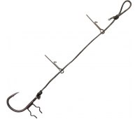 Оснастка Savage Gear Big Fish Stinger Single Hook 100 кг (#7/0) длина 10-12 см (2 шт)