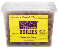 Бойлы Brain Pineapple (Ананас) Soluble 600 гр (16-20 мм Mix)