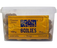 Бойлы Brain Honey (Мёд) Soluble 1 кг (24 мм)