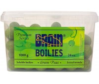 Бойлы Brain Green Peas (Горох) Soluble 1 кг (24 мм)