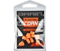 Кукуруза искусственная Brain Fake floating corn Non Flavoured (М) Оранжевая 8мм (10 шт)